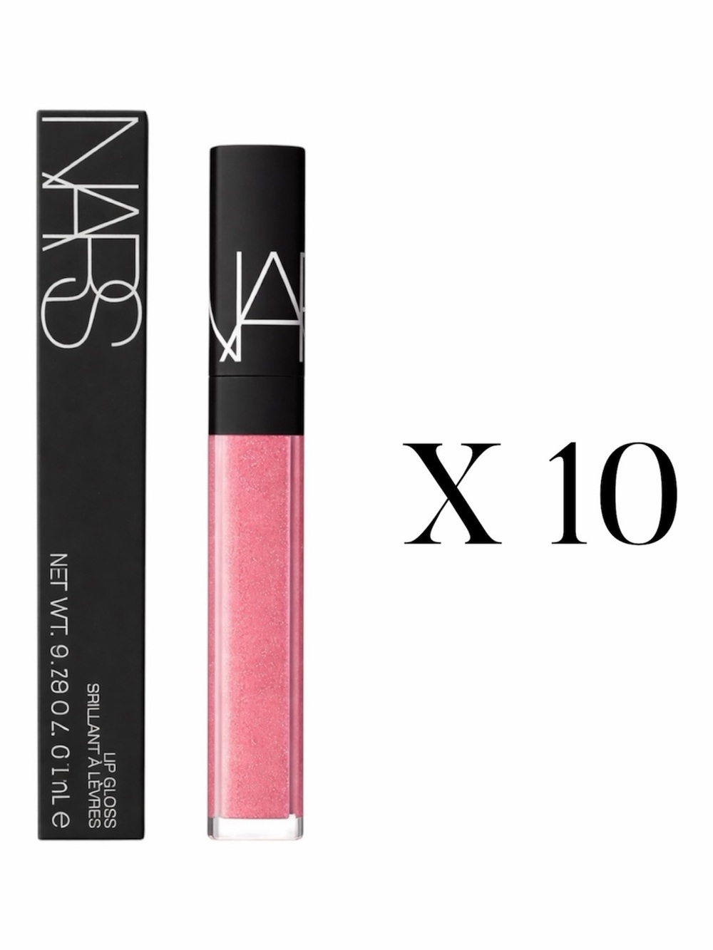 X10 NARS LIP GLOSS IN SUPER ORGASM - BNIB